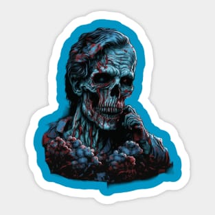 4th of July Zombie Sticker